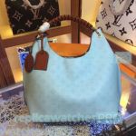 Top Quality Clone L---V Blue Taurillon Leather Ladies Shoulder Bag